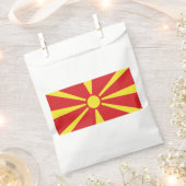 Vlag van Noord-Macedonië Bedankzakje (Geknipt)