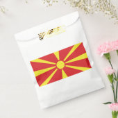 Vlag van Noord-Macedonië Bedankzakje (Gezegeld)