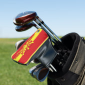 Vlag van Noord-Macedonië: Groot patriottisch Golfh Golfheadcover (Insitu)