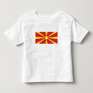 Vlag van Noord-Macedonië Kinder Shirts