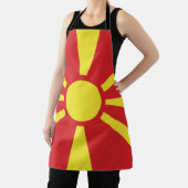 Vlag van Noord-Macedonië Schort (Insitu)