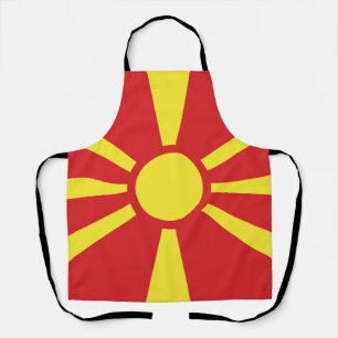 Vlag van Noord-Macedonië Schort