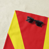 Vlag van Noord-Macedonië Strandlaken (In situ)