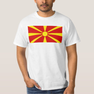 Vlag van Noord-Macedonië T-shirt