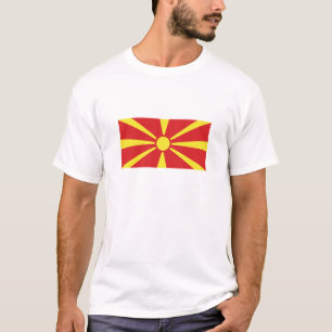 Vlag van Noord-Macedonië T-shirt