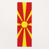 Vlag van Noord-Macedonië Yogamat (Voorkant)