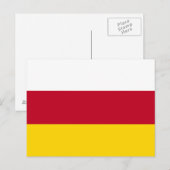 Vlag van Noord-Ossetië Briefkaart (Voorkant / Achterkant)