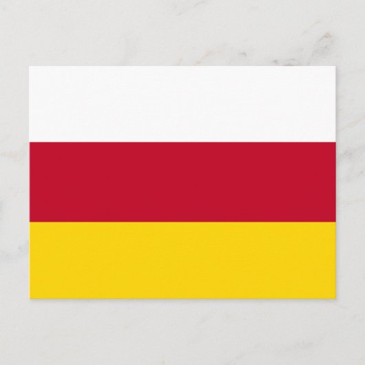 Vlag van Noord-Ossetië Briefkaart (Voorkant)