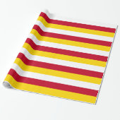 Vlag van Noord-Ossetië Cadeaupapier (Uitgerold)