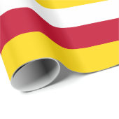 Vlag van Noord-Ossetië Cadeaupapier (Rol Hoek)