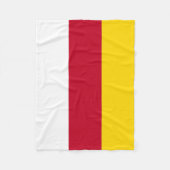 Vlag van Noord-Ossetië Fleece Deken (Voorkant)