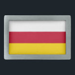 Vlag van Noord-Ossetië Gesp<br><div class="desc">Patriottische vlag van Noord-Ossetië Alania.</div>