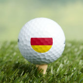 Vlag van Noord-Ossetië Golfballen (Insitu Shirt)