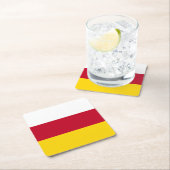 Vlag van Noord-Ossetië Kartonnen Onderzetters (Insitu)