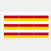 Vlag van Noord-Ossetië Labels (Vel)