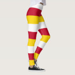 Vlag van Noord-Ossetië Leggings<br><div class="desc">Patriottische vlag van Noord-Ossetië Alania.</div>