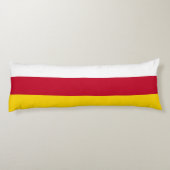 Vlag van Noord-Ossetië Lichaamskussen (Achterkant)