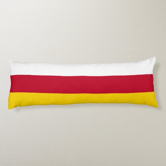 Vlag van Noord-Ossetië Lichaamskussen (Achterkant)