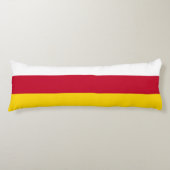 Vlag van Noord-Ossetië Lichaamskussen (Voorkant)