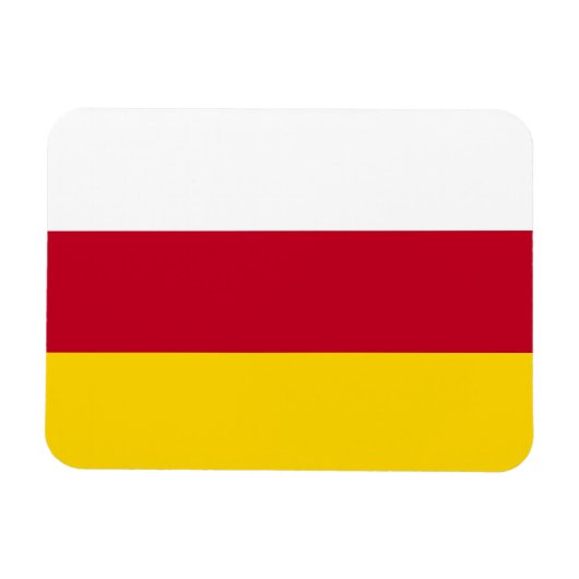 Vlag van Noord-Ossetië Magneet (Horizontaal)