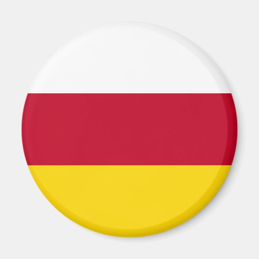 Vlag van Noord-Ossetië Magneet (Voorkant)