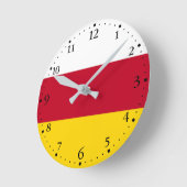Vlag van Noord-Ossetië Ronde Klok (Hoek)