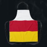 Vlag van Noord-Ossetië Schort<br><div class="desc">Patriottische vlag van Noord-Ossetië Alania.</div>