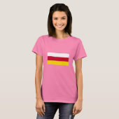 Vlag van Noord-Ossetië T-shirt (Voorkant volledig)