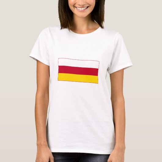 Vlag van Noord-Ossetië T-shirt (Voorkant)
