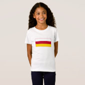 Vlag van Noord-Ossetië T-shirt (Voorkant volledig)