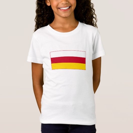 Vlag van Noord-Ossetië T-shirt (Voorkant)