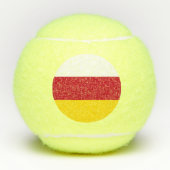 Vlag van Noord-Ossetië Tennisballen (Voorkant)