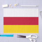 Vlag van Noord-Ossetië Tissuepapier (Craft)