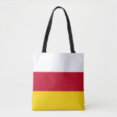 Vlag van Noord-Ossetië Tote Bag (Voorkant)
