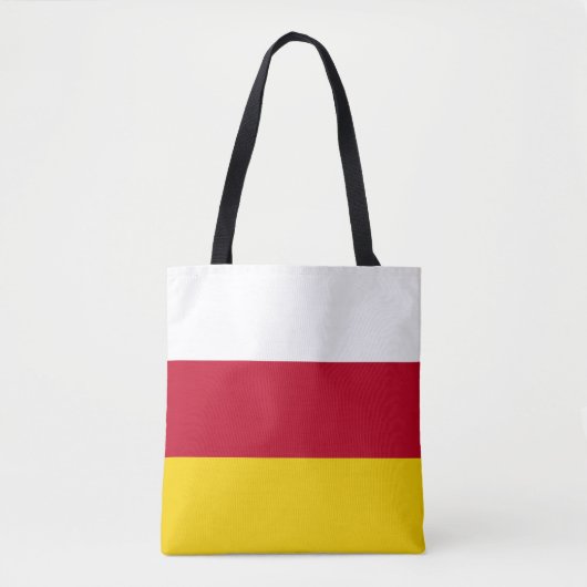 Vlag van Noord-Ossetië Tote Bag (Voorkant)