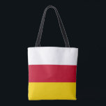 Vlag van Noord-Ossetië Tote Bag<br><div class="desc">Patriottische vlag van Noord-Ossetië Alania.</div>
