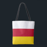 Vlag van Noord-Ossetië Tote Bag<br><div class="desc">Patriottische vlag van Noord-Ossetië Alania.</div>