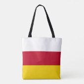 Vlag van Noord-Ossetië Tote Bag (Achterkant)