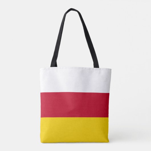 Vlag van Noord-Ossetië Tote Bag (Achterkant)