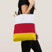 Vlag van Noord-Ossetië Tote Bag (Dichtbij)