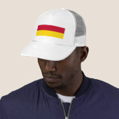 Vlag van Noord-Ossetië Trucker Pet (In situ)