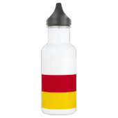 Vlag van Noord-Ossetië Waterfles (Links)