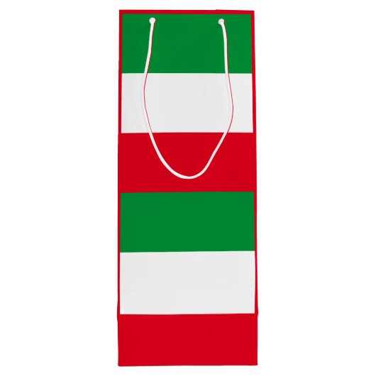 Vlag van Noordrijn-Westfalen Wine Gift Bag Wijn Cadeautas (Achterkant)