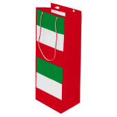 Vlag van Noordrijn-Westfalen Wine Gift Bag Wijn Cadeautas (Voorkant Gekanteld)