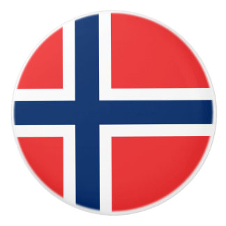 Vlag van Noorse keramische Knob Knop