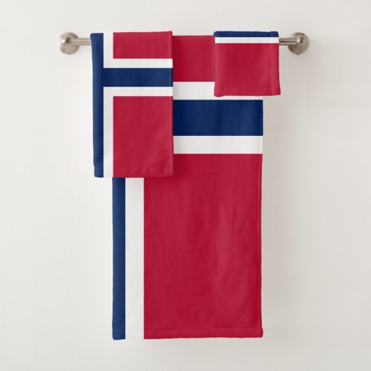 Vlag van Noorwegen Bad Handdoek (Insitu)