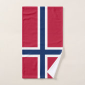 Vlag van Noorwegen Bad Handdoek (Handdoek)