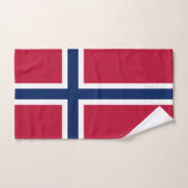 Vlag van Noorwegen Bad Handdoek (Handdoek)