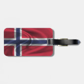 Vlag van Noorwegen Bagagelabel (Achterkant horizontaal)