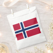 Vlag van Noorwegen Bedankzakje (Geknipt)